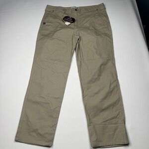 Duck Camp Pants Mens 40x32 Beige Brush Cordura Nylon Canvas Workwear Outdoor